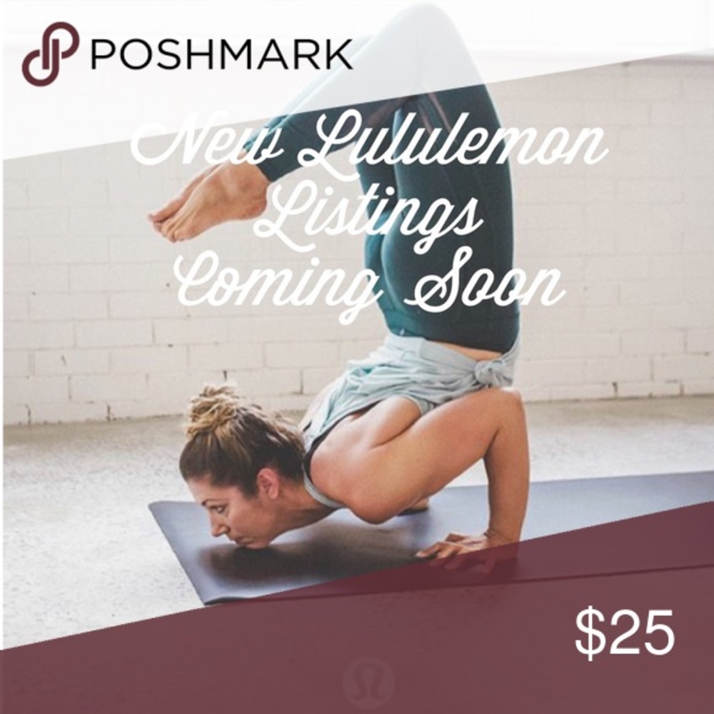 NWT Lululemon Items COMING SOON ! ❤️🍋